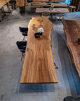 Baumtisch Massivholztisch Monolith Esstisch Eiche | Holzwerk Hamburg