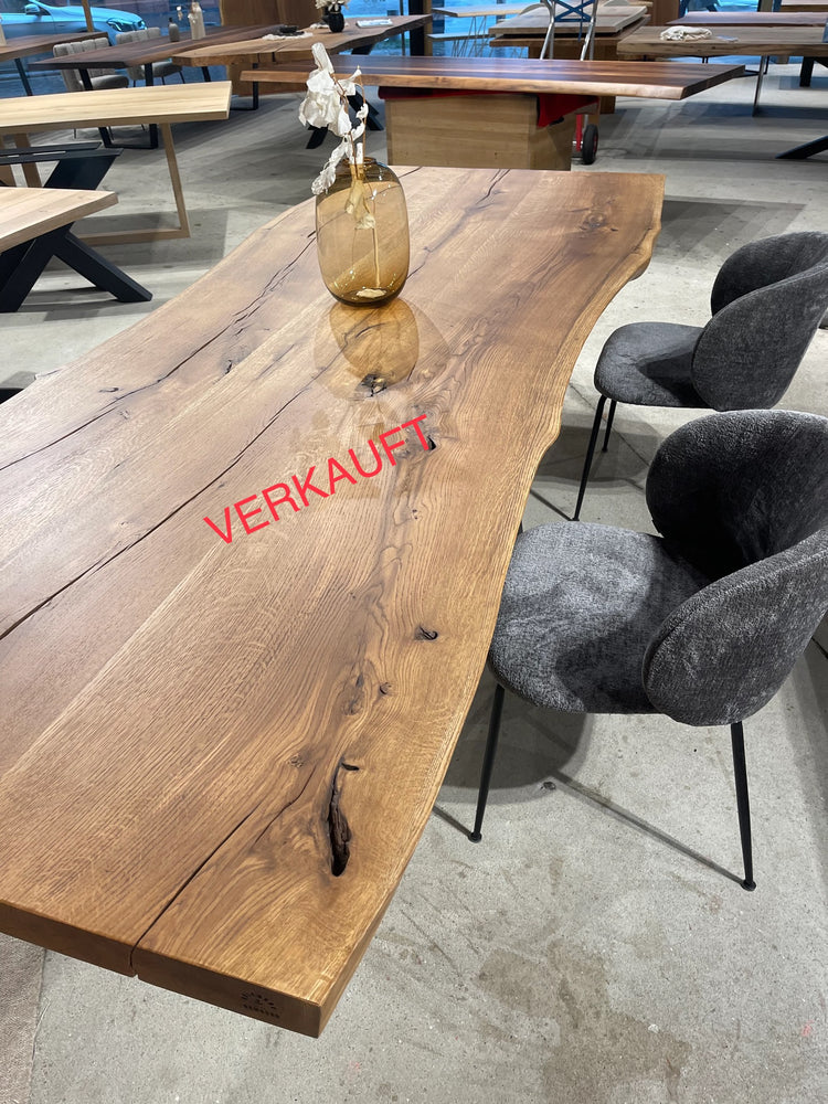 Unikat Esstisch aus Massivholz Eiche von Holzwerk Hamburg