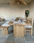 Massivholztisch Finca Tisch Finca Esstisch Boho