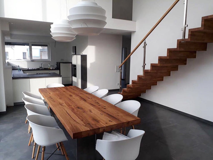 Individueller Esstisch aus Massivholz | Holzwerk Hamburg