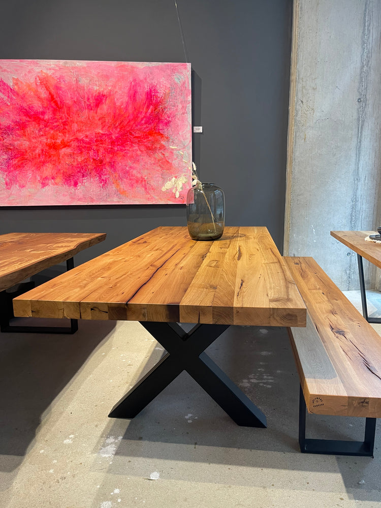 Massivholztisch Eichenholz Altholz | Holzwerk Hamburg