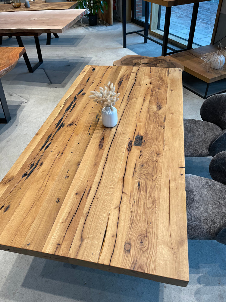 Esstisch Eichenholz Altholz Massivholz 200x100cm | Holzwerk Hamburg