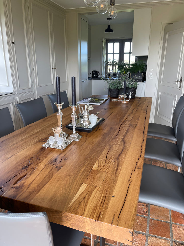 Massivholztisch Esstisch Holzwerk Hamburg nach Maß | Eichentisch individuell | Holztisch rustikal