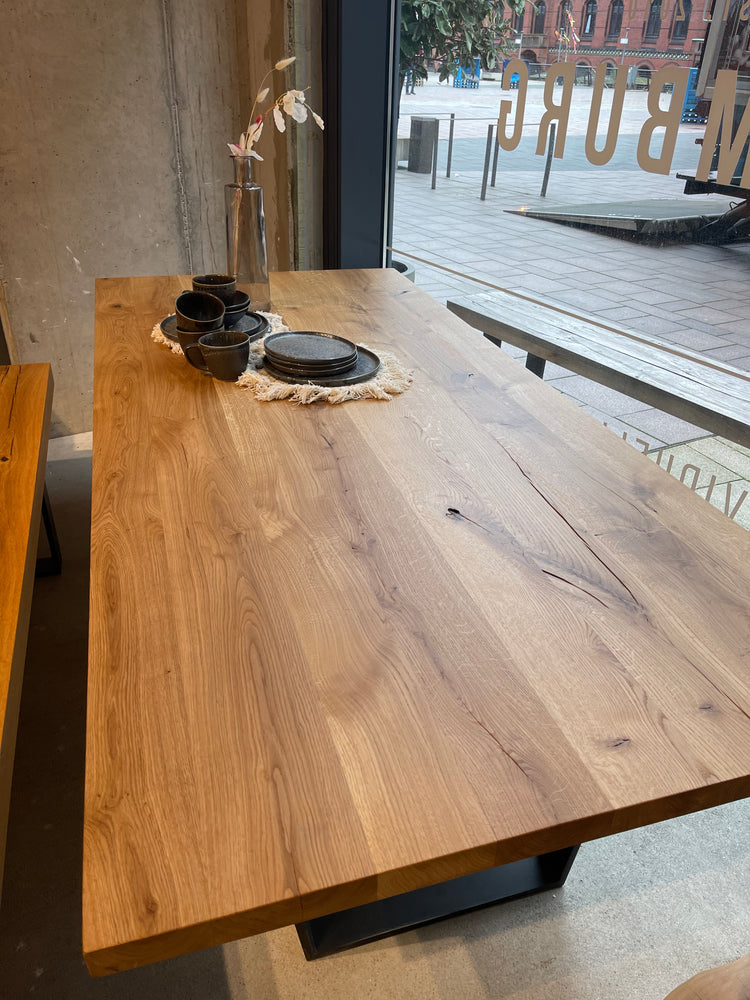 Esstisch Eiche Massivholztisch 220x100cm | Holzwerk Hamburg