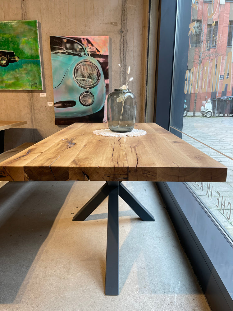 Massivholztisch Eiche Altholz | Holzwerk Hamburg