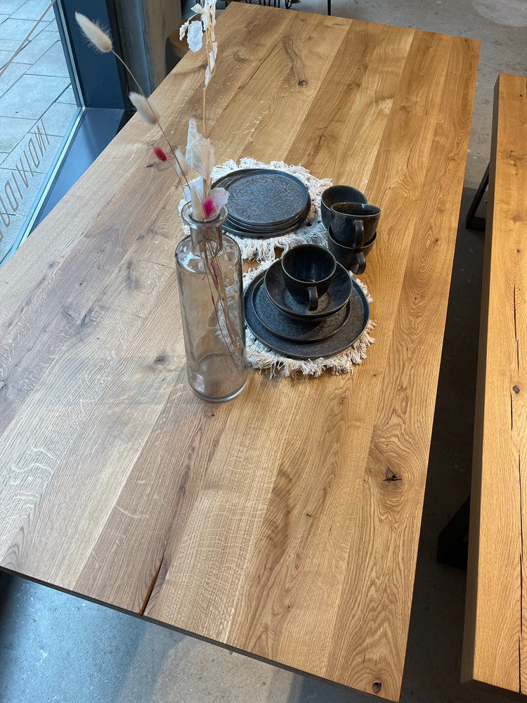 Tischplatte Massivholz Eiche | Holzwerk Hamburg