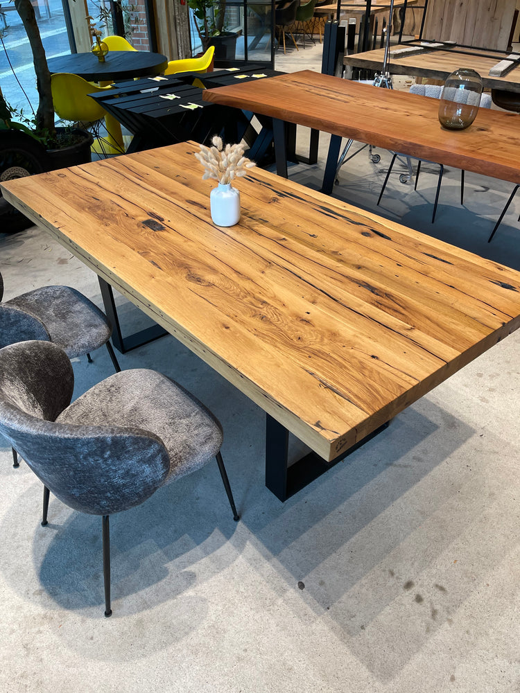 Esstisch Eichenholz Altholz Massivholz 200x100cm | Holzwerk Hamburg