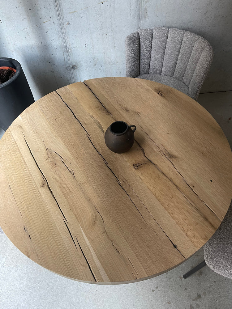 Esstisch rund | Tischplatte rund | Massivholzplatte rund