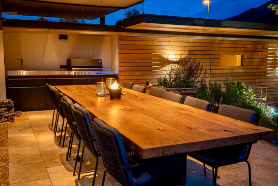 Massivholztisch Terrasse | Outdoor Tisch 