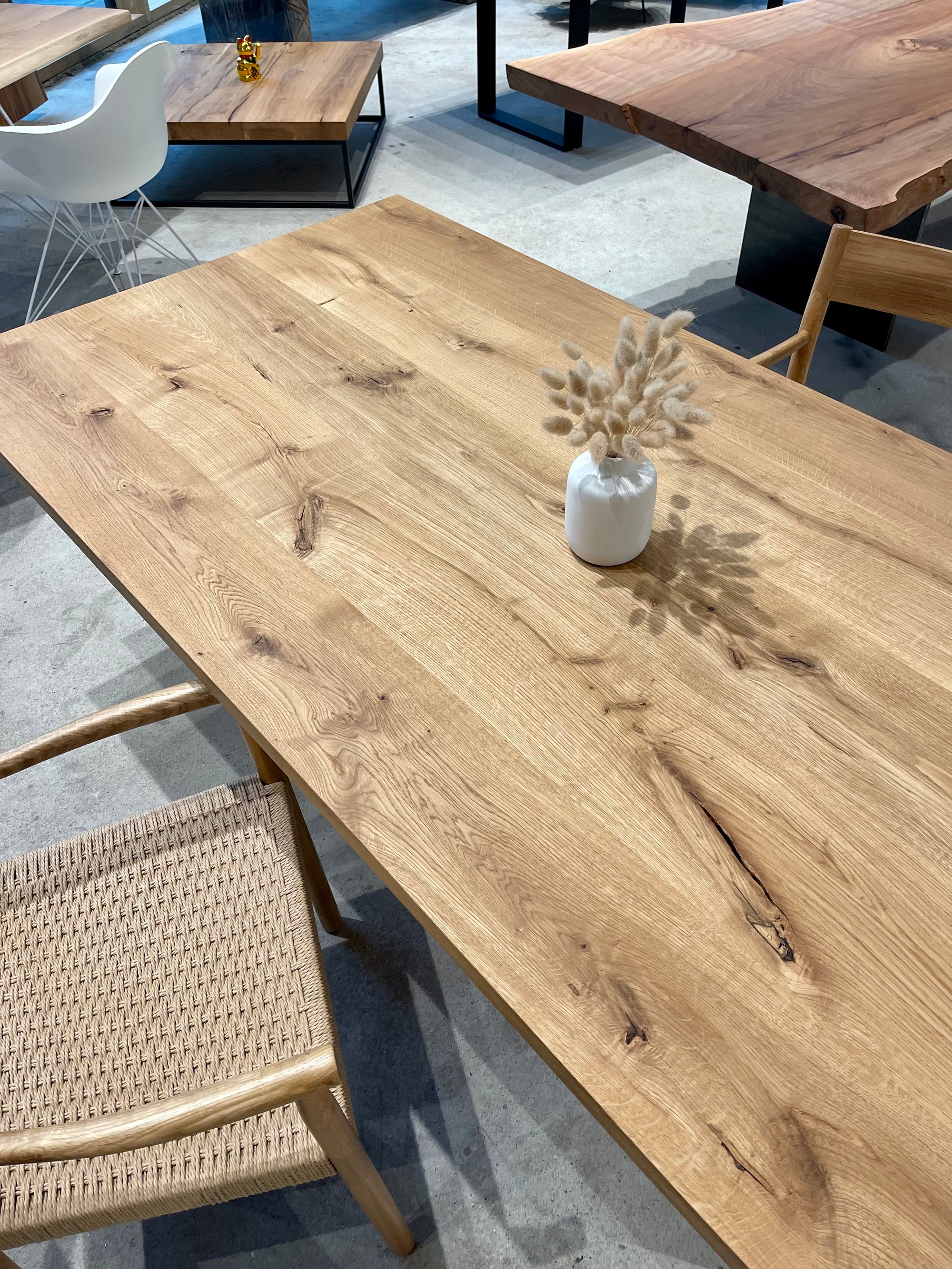 Esstisch Massiv Eiche nach Maß von Holzwerk Hamburg 