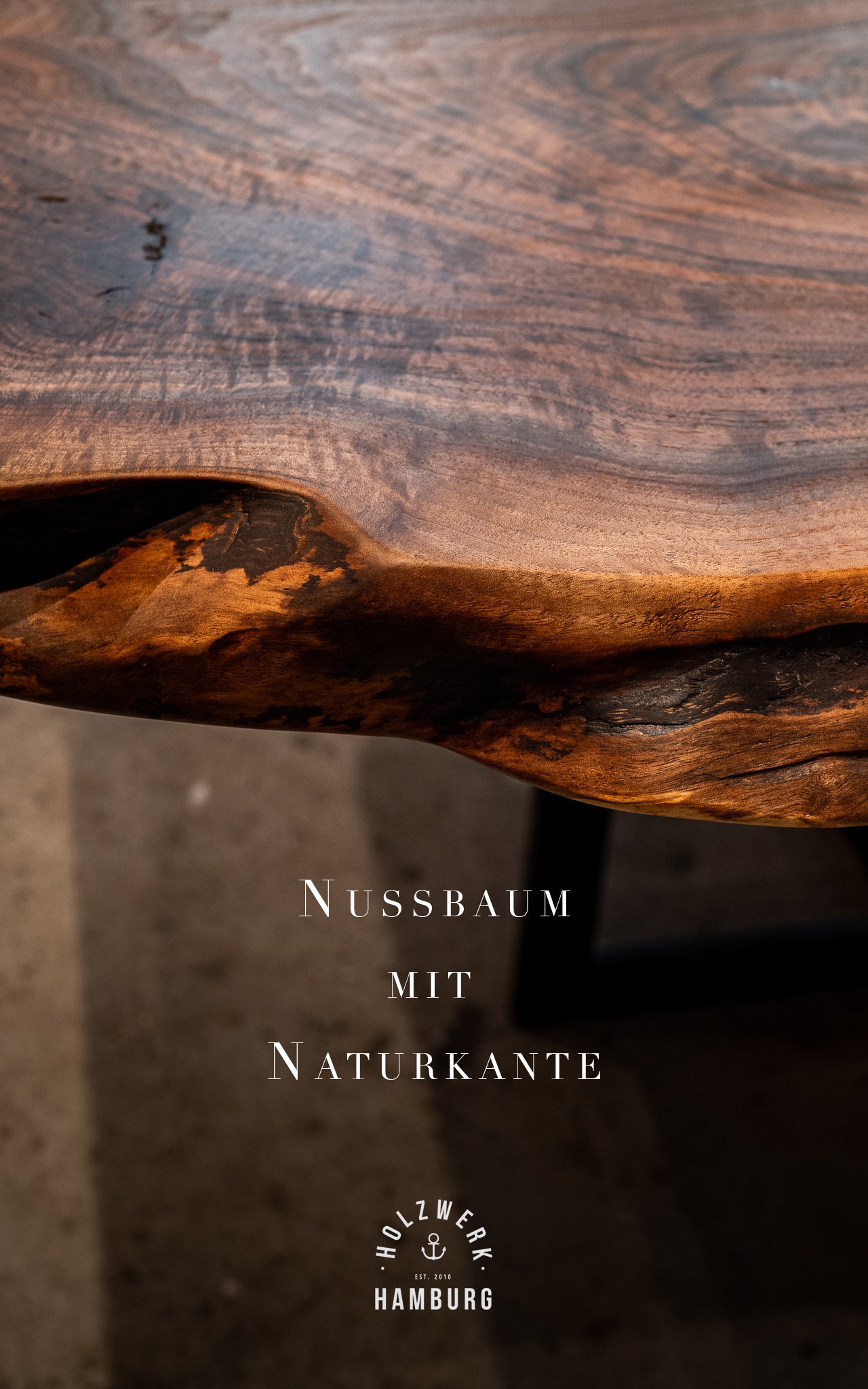 Massivholz Esstisch Nussbaum Butterfly