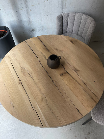 Tischplatte Massivholz rund nach Maß