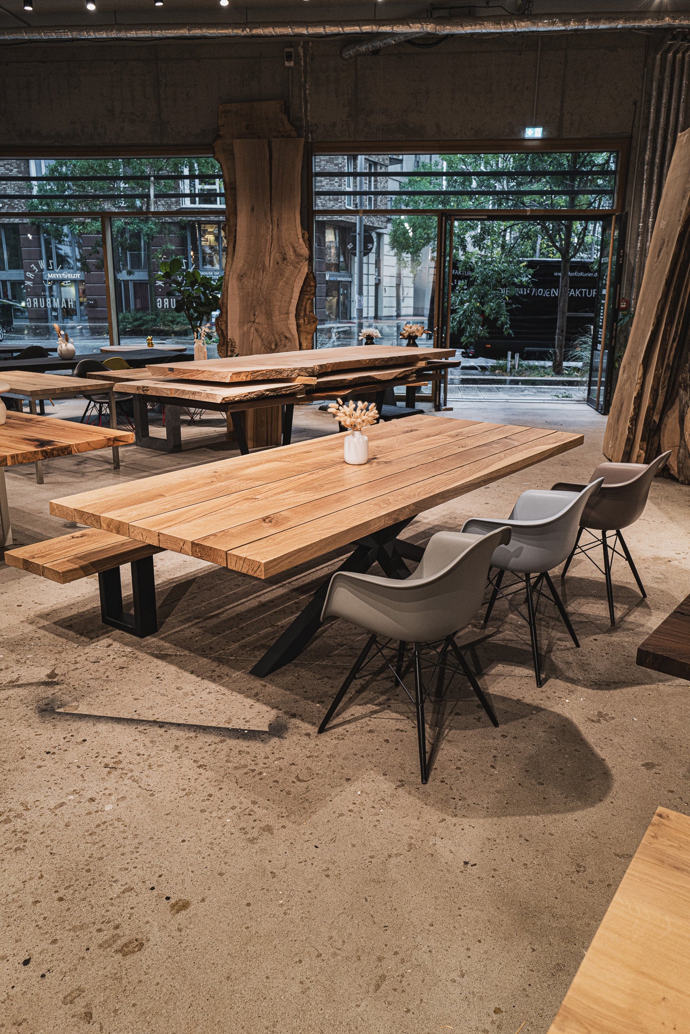 Gartentisch Massivholz | Holztisch Garten | Esstisch Terrasse