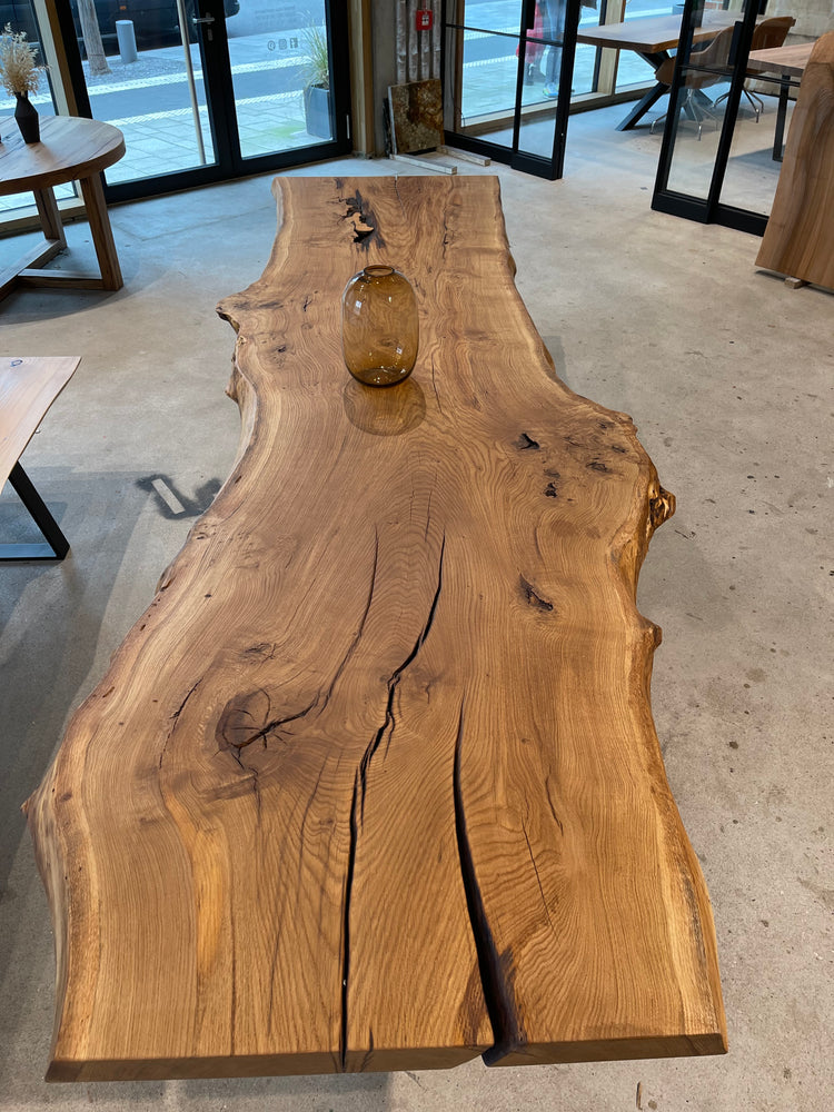 Holztisch aus einem Stück Holzwerk Hamburg 