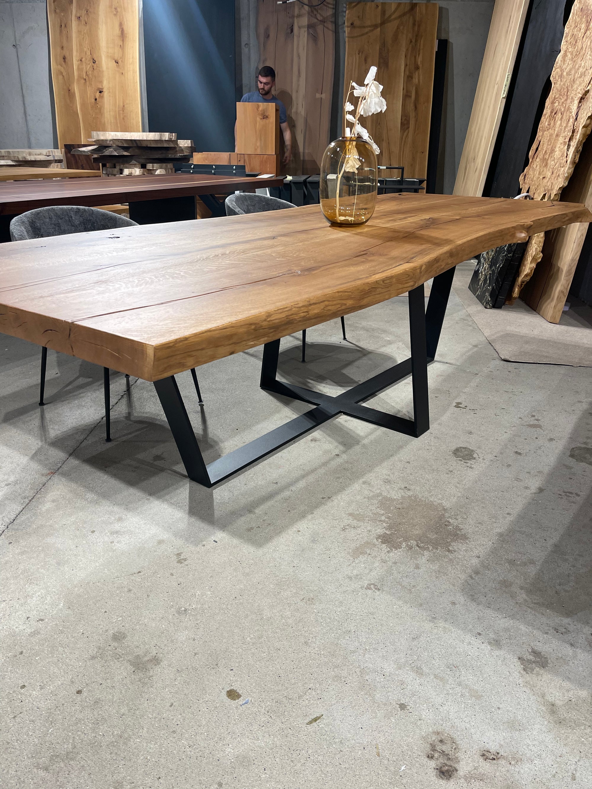 Schöner Holztisch aus Eiche von Holzwerk Hamburg 