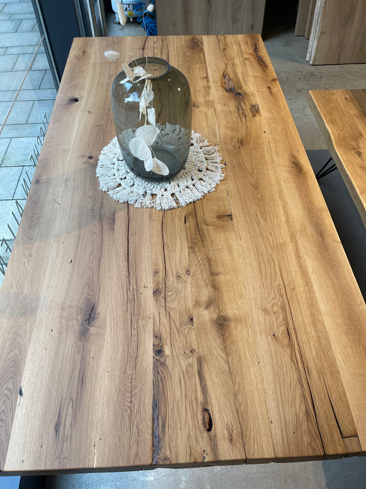 Tischplatte nach Maß Eichenholz Altholz | Holzwerk Hamburg 