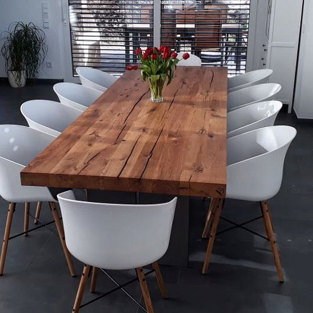 Tischplatte Massivholz Eichenholz nach Maß | Bestellbar in Wunschgröße | Holzwerk Hamburg 