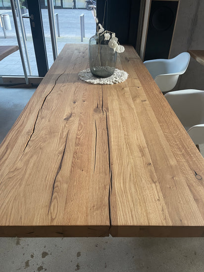 Tischplatte aus Massivholz Altholz von Holzwerk Hamburg 